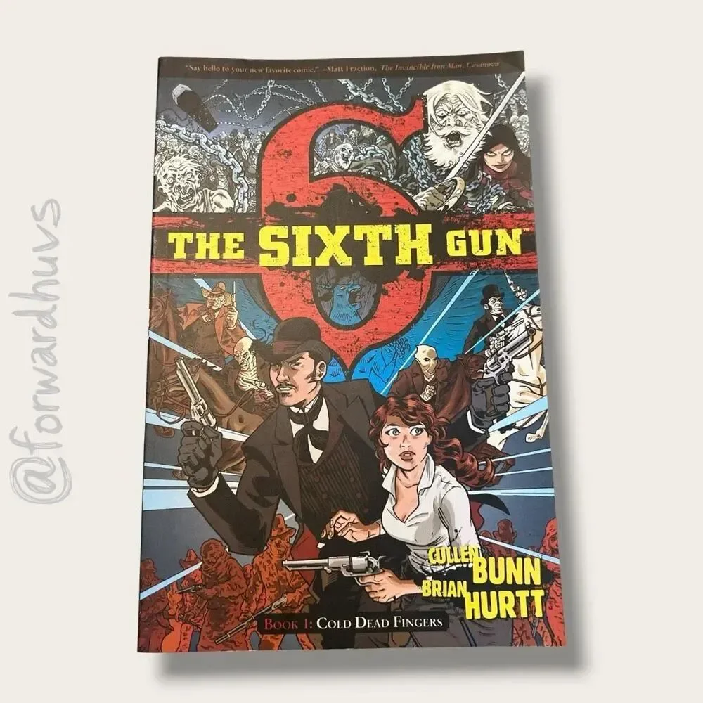 The Sixth Gun Book One Cold Dead Fingers Trade Paperback Western Fantasy Comic